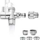 Sneatup Faucet Aerator to Garden Hose Diverter (5 adapters + Quick Connector)