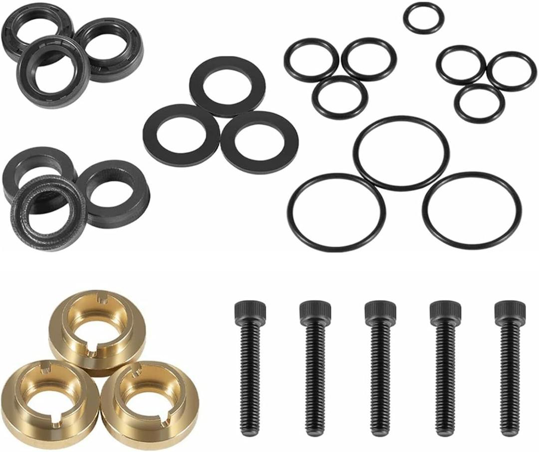 27 Pieces Pressure Pump Rebuild Kit, Compatible with for 190595GS 190711GS Washer Pump Repair Kit, Pressure Washer Pump Seal Power Washer Parts Washer Pump Check Valve Kit