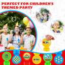 72pcs Super Bros Party Favors, Birthday Party Supplies Including Stress Relief Stars, Notebooks, Rainbow Pencils, Silicone Bracelets, Game On Gaming Party Gifts Classroom Rewards for Kids