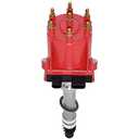 A-Team Performance Ignition Distributor 4.3L V6 TBI EFI - Red Distributor Cap Rotor Kit - Red Cap & Rotor Upgrade - Compatible with GMC & Chevy 262 Engine C/K Trucks 1985-95