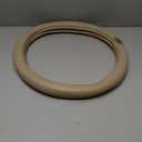 Skechers Memory Foam Steering Wheel Cover,Grade Protein Leather Steering Wheel Cover,Universal Fit 14" 1/2-15" Car Steering Wheel for Men Women Fit Suvs,Vans,Sedans,Car,Trucks,Beige