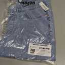 Amazon Essentials Women's Stretch Denim Mid-Rise Pull-On Skinny Jegging (Iced Light Wash)