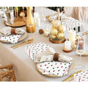 60 PCs Christmas napkin