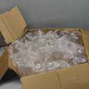 SUT 36 PCS Stemless Champagne Flutes 9 Oz - Shatterproof Plastic Toasting Glasses with Rose Gold Rim, Elegant Disposable Cups for Weddings, Parties, Mimosas & Cocktails