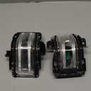 Door Tow Mirror Turn Signal LED Lights Replacement for F150 F250 F350 F450 F550 2015-2024, Replace FL34-13B382-CA, FL34-13B381-CC (2PCS Left and Right)