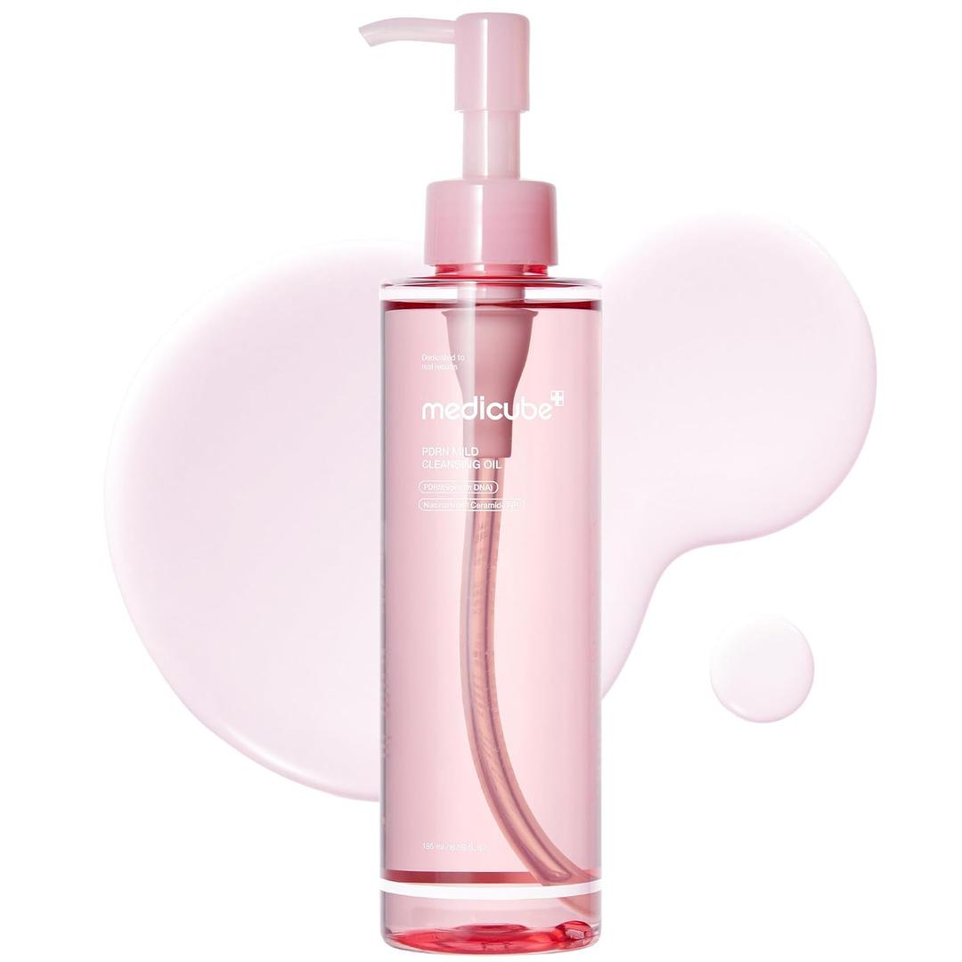medicube Cleansing Oil PDRN Mild for Pore & Sebum Care, with Low irritation
PDRN Watery Cleansing oil for Deep Yet Gentle Cleansing - Waterproof Makeup & SPF Remover, Korean Skincare, 6.59 fl.oz.