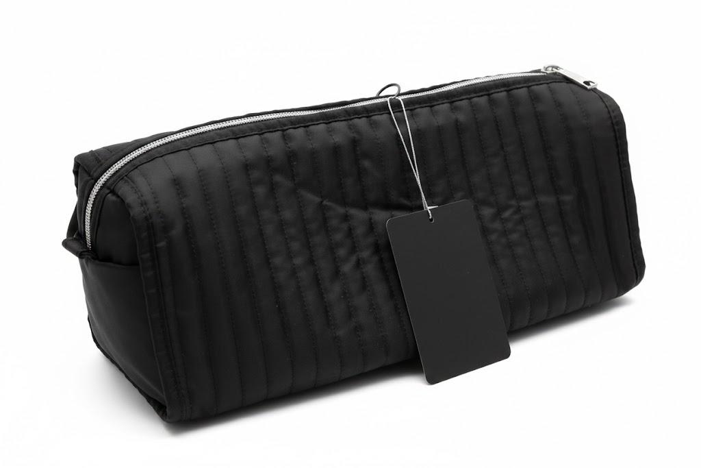 Multifunctional Waterproof Pram Buggy Bag Organiser,Portable Lightweight Baby Stroller Bag Organizer Pushchair Storage Bag,Universal Fit All Buggy(Black)14x7