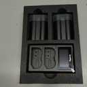 SMALLRIG Camera Battery Charger Set for Canon LP-E6P, 2520mAh Battery, Dual-Slot Fast Charging, LCD Display for Canon EOS R6 Mark III, R5 Mark II, R6 Mark II, 5D Mark II/III/IV, 6D, 7D, R5, R6, R7