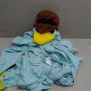 Wishliker Adult Onesie Animal Pajamas Halloween Cosplay Costumes Party Wear Blue (Medium)