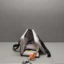 SlowTon Console Dog Car Seat - Portable Dogs Armrest Booster Seat for Small Dog, Anti-Collapse Pet Car Seat with Soft Cushion Safety Belt, Support Pet Up to 11lbs