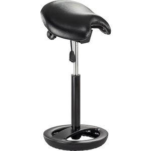 Safco Products 3006BV Twixt Saddle Seat Stool, Adjustable Extended Height, Unique Ergonomic Design