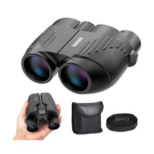 20X25 Compact Binoculars for Adults and Kids, Large Eyepiece Waterproof Binocular， Easy Focus Small Binoculars for Bird Watching, Hiking and Concert, Black