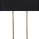 Signature Design by Ashley Malana 33" Contemporary Metal Table Lamp with Marble Base, Black & Brass