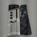 Lindas Essentials Silicone Stove Gap Covers (2 Pack), Heat Resistant Oven Gap Filler Seals Gaps Between Stovetop and Counter, Easy to Clean Stove Gap Guard (25 Inches, Black)