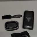 VGR 334 Foil Shaver for Men, Professional Electric Razor for Shaving Face & Bald Head, 10000RPM Vector Motor, Double Titanium Foils, LED Display, USB Charging Base, Men's Electric Shavers for Barbers