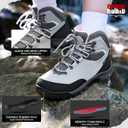 R CORD Womens Hiking Boots Waterproof Mid-Cut Hiking Boots Women Non-Slip Womens Hiking Shoes Outdoor Hiking Shoes for Women Trekking Camping Trail. 6.5 Size