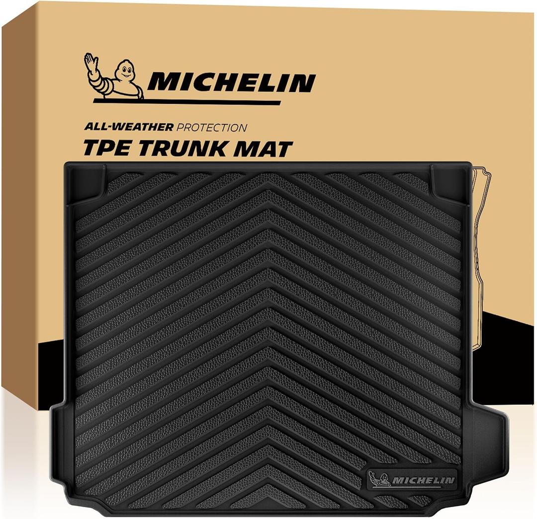 Michelin Vehicle Mats for 2019-2026 BMW X5 PHEV, 5 Seats, Trunk Mat
Not Fit 7 Seats/Gas/Luggage Compartment, Custom Fit, All-Weather TPE Car Mat Accessories Cargo Liner, Premier