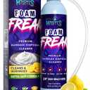 Foam Freak Foaming Garbage Disposal Cleaner & Deodorizer | Probiotic Enzymatic Formula | Lemon Scent | 24-Inch Hose | 1-Year Supply | Foam Drain Cleaner for Kitchen Sink