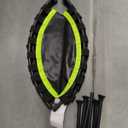 Leaps and Rebounds Fitness Trampoline, 48 or 40-inch Adults and Kids Rebounder for Indoor and Outdoor, Up to 270 lbs, Low Impact Cardio and Easy Home Workout (green)