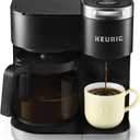 Keurig K-Duo Single Serve K-Cup Pod & Carafe Coffee Maker, with Multiple Brew Sizes, 60oz Removable Reservoir, Programmable Auto Brew Carafe, (Gen 1), Black