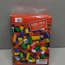 Building Blocks Set, 1000 Piece Creative Small Bricks Set for Kids Stackable, 6 Classic Colors, Compatible with All Major Brands, Classic Blocks Toys for Kids Ages 4 5 6 7 8+ (Rainbow)