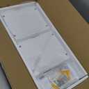 WOPITUES Floating Shelves for Wall with Cube Shelf, Wall Shelves with Metal Rail for Decor, Bathroom Organizers and Storage, Over Toilet Shelves for Bathroom, Toilet Paper-White&Gold (15.7 inch)