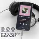 3 x Welldiea USB C to Aux 3.5mm Audio Jack Adapter - Type-C to 3.5mm Headphone Cable Compatible with iPhone 16/15 Series, iPad Pro/Air, Pixel 7 (Grey)