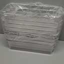 Clear Fridge Organizer, Refrigerator Organizer Bins with Handle, Freezer, Kitchen Cabinet, Pantry Organization, BPA Free Fridge Organizers (12.4 inch 8 Pack)