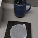 Kepwam Self Heating Coffee Mug T2, 16oz Smart Heated Coffee Mug, 150 Min Battery Life - Hot up to 149 Temperature Control Coffee Mug Warmer, Gifts for Dad Mom (No APP) (Steel Blue)