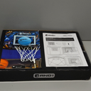 AND1 Over the Door Mini Basketball Hoop: 18x12 Shatterproof Backboard, 2 Mini Basketballs, and Hand Pump Included- Ultimate Indoor Basketball Accessory for Kids and Adults, No Tools Required
