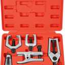 DAYUAN 5pcs Professional Front End Service Tool Kit, Pitman Arm Puller, Ball Joint Separator Tie Rod Remover Tool