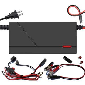 10 Amp 12V (14.6 Volt) LiFePO4 Smart Battery Charger,12.8 Volt LiPO Lithium Battery Charger,Maintainer for Cars,Motocycles,Golf Carts,UAV,Fishing Boat and Deep Cycle Batteries.