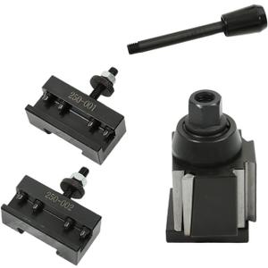 findmall Pack of 3 OXA Wedge Type Tool Post Set 250-000 Wedge Type Tool Post 250-001, 250-002 Tool Holder