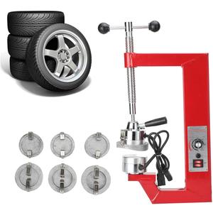 Tire Auto Repair Machine Kit 110V Spot Tire Vulcanizing Machine Adjustable Height Tower Tire Spread Machine Vulcanizer Garage Equipment 140C-165C for Car Truck