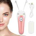 Watris Veiyi Electric Facial Threading Hair Removal for Women, Threading Hair Removal Epilator for Women, Threading Face Epilator for Fine Hairs on Face, Chin, Upper Lip, Arms, Legs (Pink)