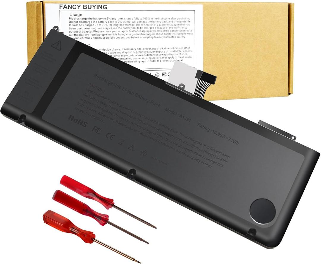 Fancy Buying A1321 A1286 (Mid 2009 Mid 2010) Laptop Battery for MacBook Pro 15 Inch Battery A1321 A1286 MC371LL/A MC372LL/A MB985 MB986 MC118