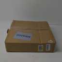 WANNA-CUL Pre-Lit 24 Inch Christmas Wreath for Front Door Silver Blue Lighted Christmas Door Wreath Decoration with Ball Ornaments, Poinsettia Flowers,Pine Cones, Battery Operated 30 LED Lights (01-sliver Blue)