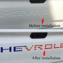 Tailgate Insert Letters Compatible with 2019 2020 2021 2022 2023 3D Emblems with Strong Adhesive American Flag