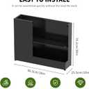 38" L x 10" W x 30" H Black Planter Box - Thickened Galvanized Steel with Weather-Resistant Coating, Heavy-Duty Raised Garden Bed for Outdoor Plants, Easy Assembly & Adjustable Feet