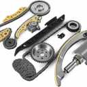 Timing Chain Kit with Tensioner Guide Rail Crank Sprocket Balance Shaft Sprocket | for 2.0L 2.2L 2.4L GM Buick Chevy GMC Pontiac Saturn | Replaces# 9-4201S, 9-4201SX, 9-4202S, 12680750