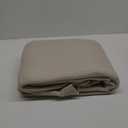 Bedsure 100% Cotton Blanket Queen Size for Bed - Breathable and Lightweight, Soft Cozy Textured Herringbone Woven Blanket for Summer Spring, Linen Beige, 90x90 inches (Queen (90" x 90"), 01 - Linen Beige)