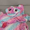 ABENCA Fleece Unicorn Onesie Pajamas for Women Adult Cartoon Animal Christmas Halloween Cosplay Onepiece Costume, M