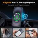 Miracase Magnetic Series for iPhone 16 Case [Compatible with MagSafe] Military-Grade Protection, Anti-Fingerprint, Slim Phone Case for iPhone 16 6.1 inch - Black