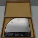 Power Heated Upper Mirror Glass, Compatible with 2015-2022 Ford F150 Truck F250 F350 F450 F550 Super Duty, Replace FL3Z17K707T Left Driver Side View Heated Upper Convex Mirrors Glass with Rear Holder