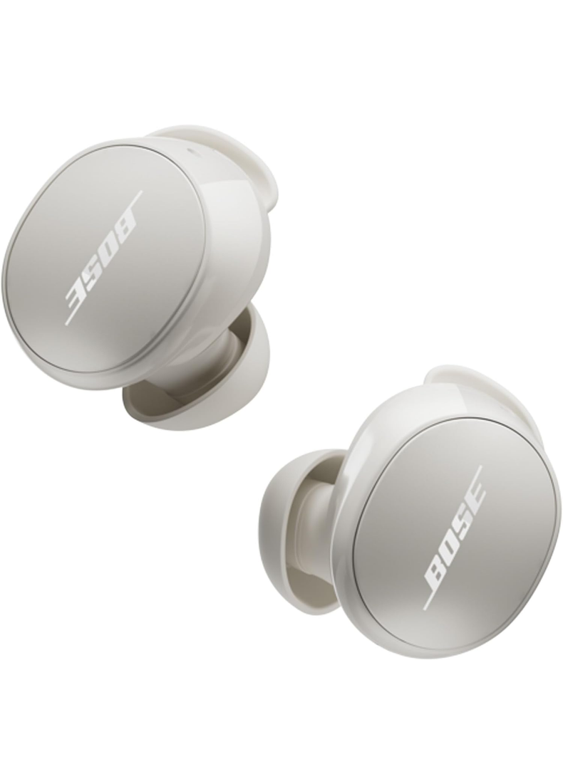 Bose QuietComfort Earbuds - True Wireless Bluetooth Earbuds with Active Noise Cancellation and Mic, USB-C Charging, IPX4 Rating, Up to 8.5 Hours of Playtime, White