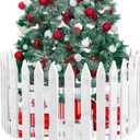 URATOT 15 Pieces White Plastic Picket Fence: 12 Inches, Stylish Decor for Pets, Kids & Parties