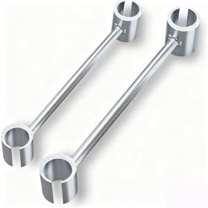 Door Hinge Adjustment Tool Set, 2 Pack Double-Ended Flag Door Hinge Wrench Fits 0.55-0.75 & 0.9-0.98 Hinges for Easy Door Alignment and Leveling, Home DIY Hardware Tool