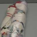 Cmfshape Christmas Bedspread Queen Size,Red Lightweight Quilt Set 3Pcs,Christmas Floral Pattern Bedding Full,Reversible Coverlet for All Season,Home Decoration for New Year(Red,92"x96")