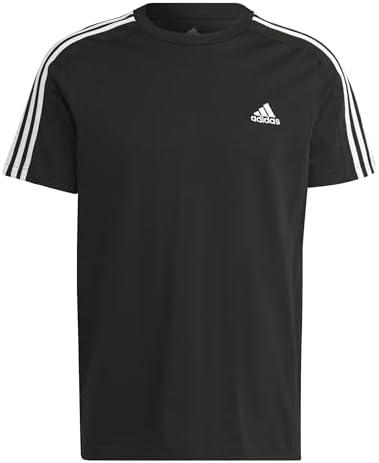 adidas Men's Essentials Single Jersey 3-Stripes T-Shirt Size M