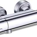 4 Inch Thermostatic RV Shower Faucet Valve - Ensures Constant Water Temperature,No More Repeated Temperature Adjustments,Provide The Coziest Bathing Experience For The Elderly and Kids